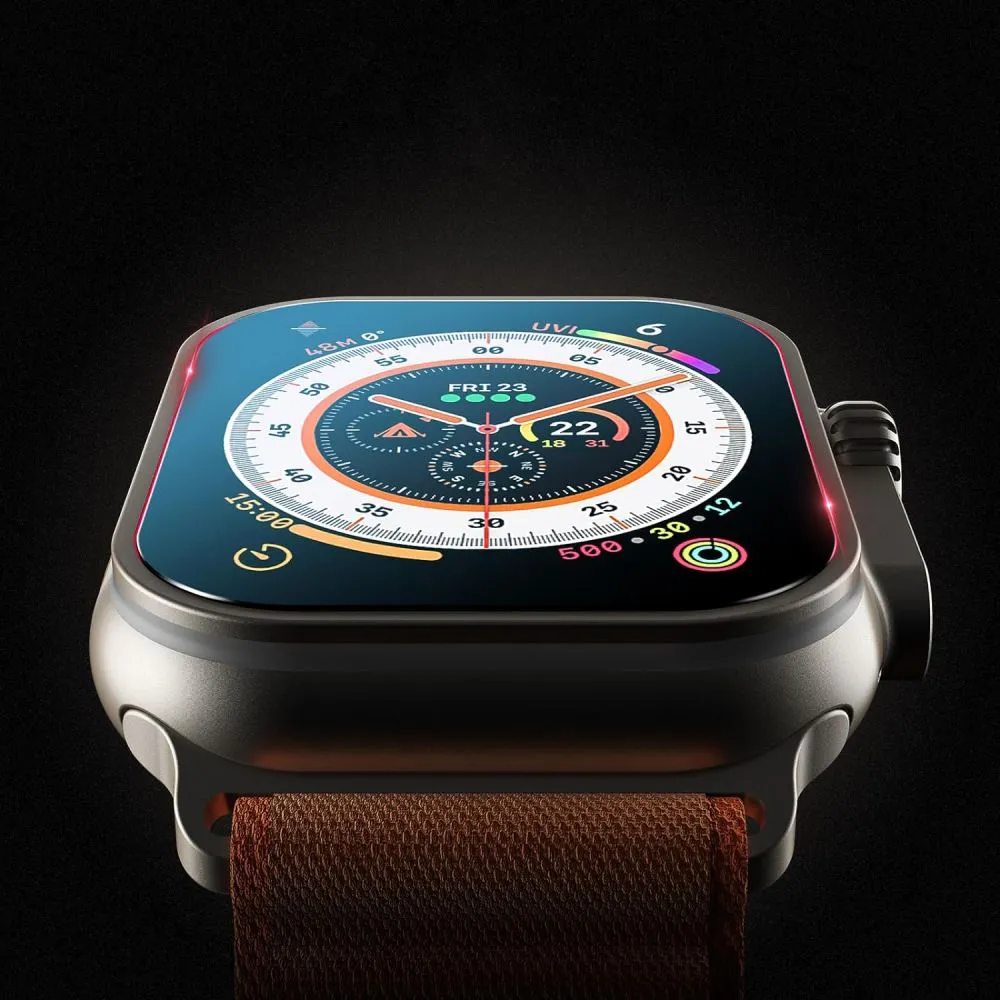 Apple Watch Ultra apsauginis stiklas  TECH-PROTECT SUPREME SET 2-PACK (49mm)