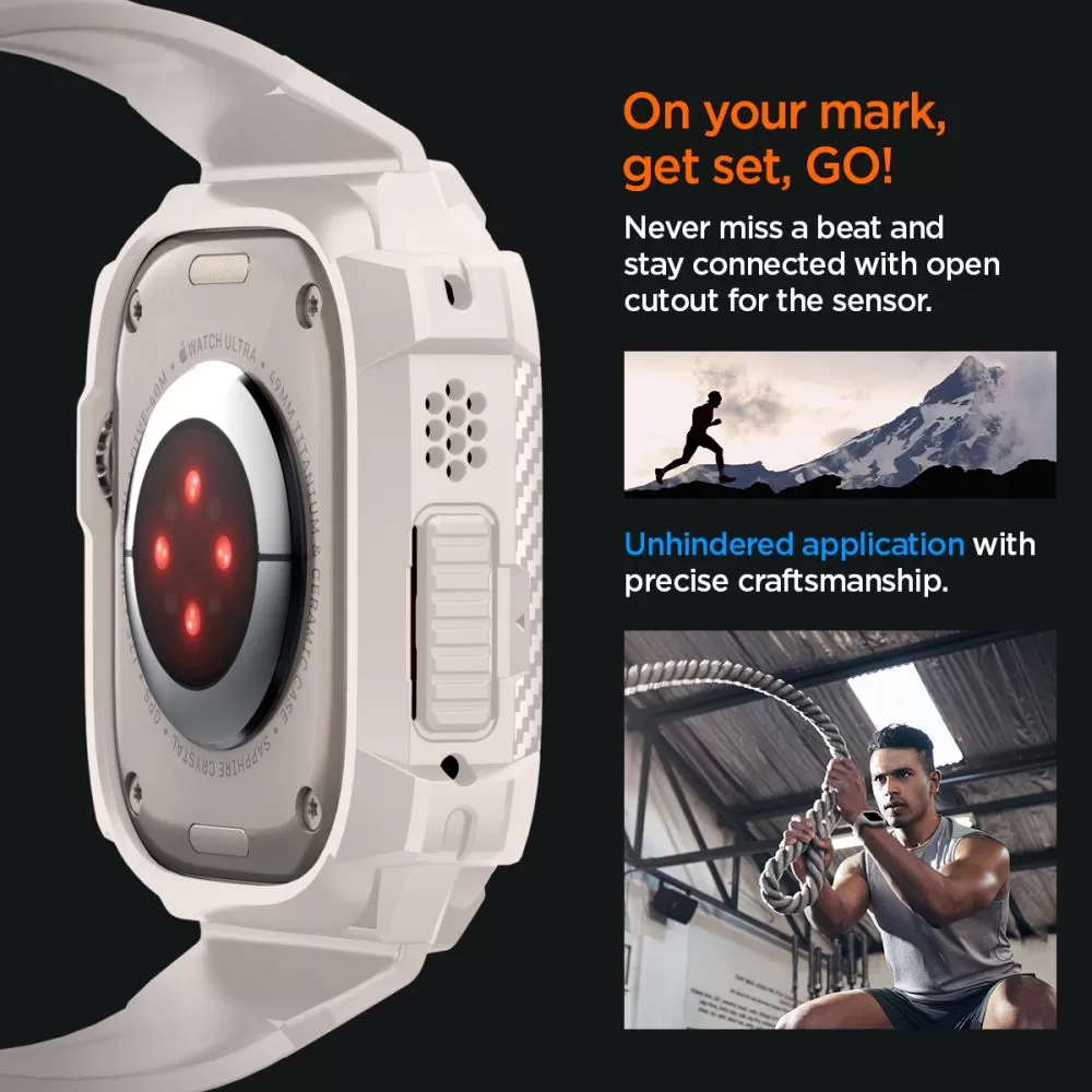 Apple Watch Ultra dirželis  SPIGEN RUGGED ARMOR ”PRO” (49 MM)