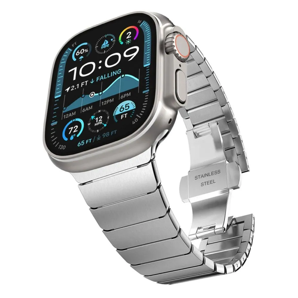 Apple Watch Ultra dirželis sidabrinis TECH-PROTECT LINKBAND ULTRA (49 MM)