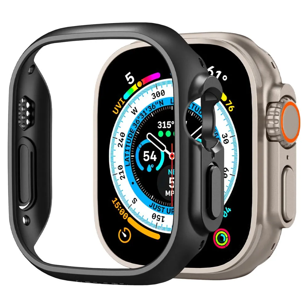 Apple Watch Ultra telefoni ümbris must SPIGEN THIN FIT (49 MM)