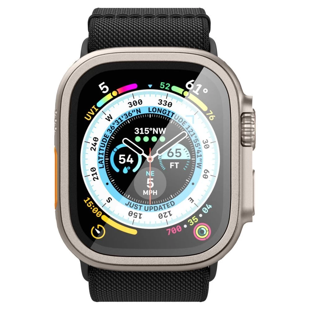Apple Watch Ultra apsauginis stiklas SPIGEN GLAS.TR SLIM PRO (49 MM)