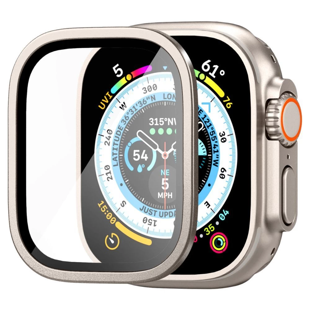 Apple Watch Ultra apsauginis stiklas SPIGEN GLAS.TR SLIM PRO (49 MM)