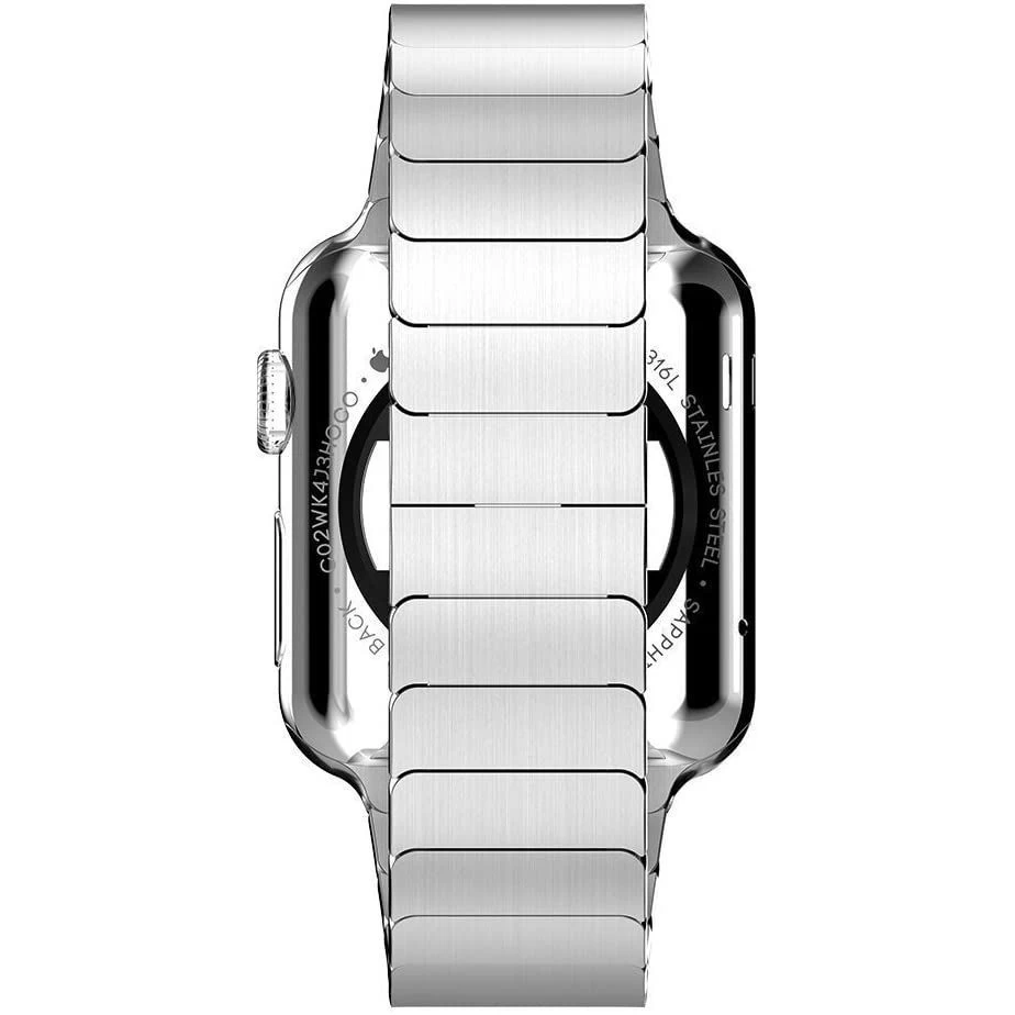 Apple Watch Ultra dirželis sidabrinis TECH-PROTECT LINKBAND (49mm)