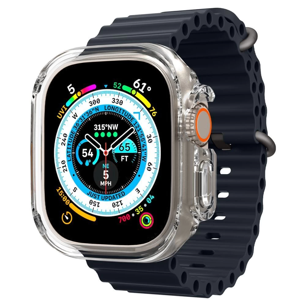 Apple Watch Ultra dėklas skaidrus SPIGEN ULTRA HYBRID (49mm)