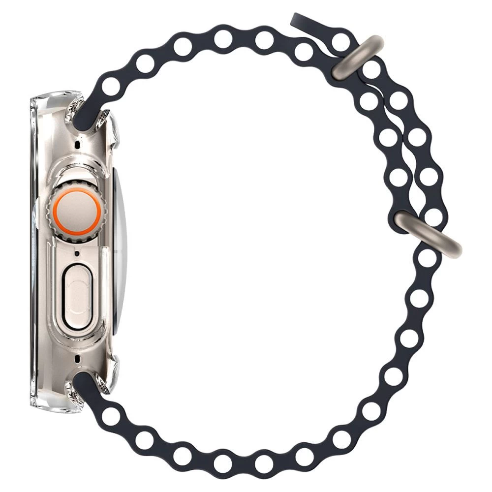 Apple Watch Ultra dėklas skaidrus SPIGEN ULTRA HYBRID (49mm)