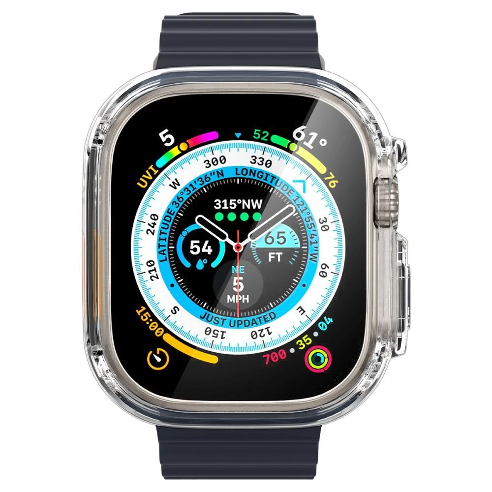 Apple Watch Ultra dėklas skaidrus SPIGEN ULTRA HYBRID (49mm)