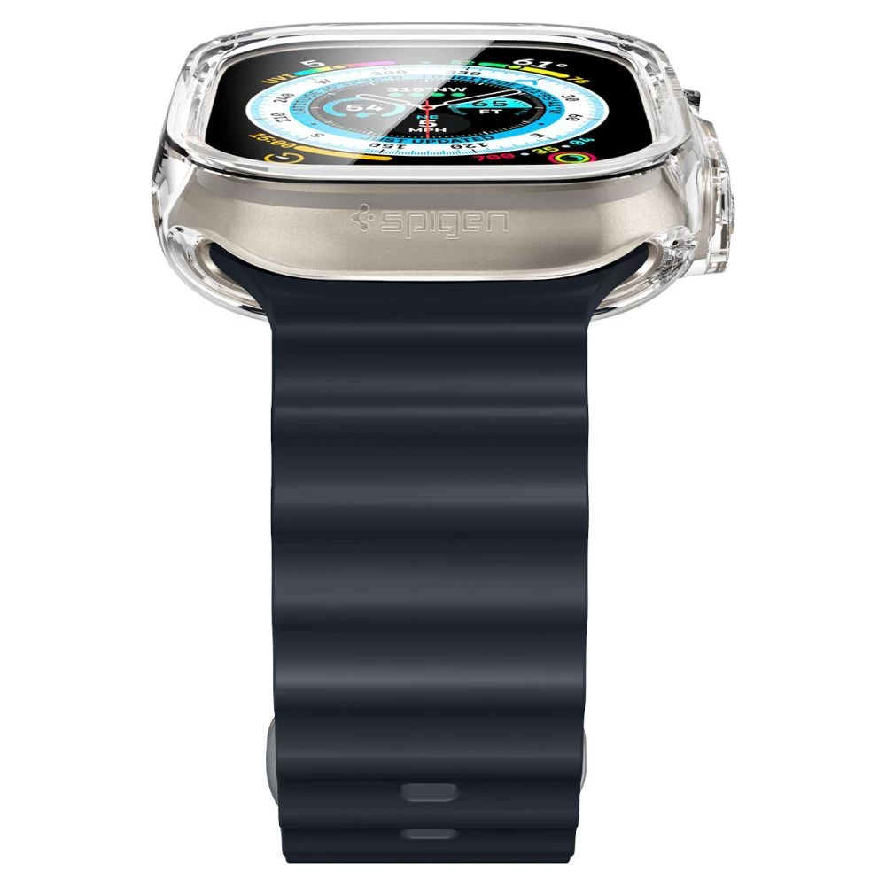 Apple Watch Ultra dėklas skaidrus SPIGEN ULTRA HYBRID (49mm)