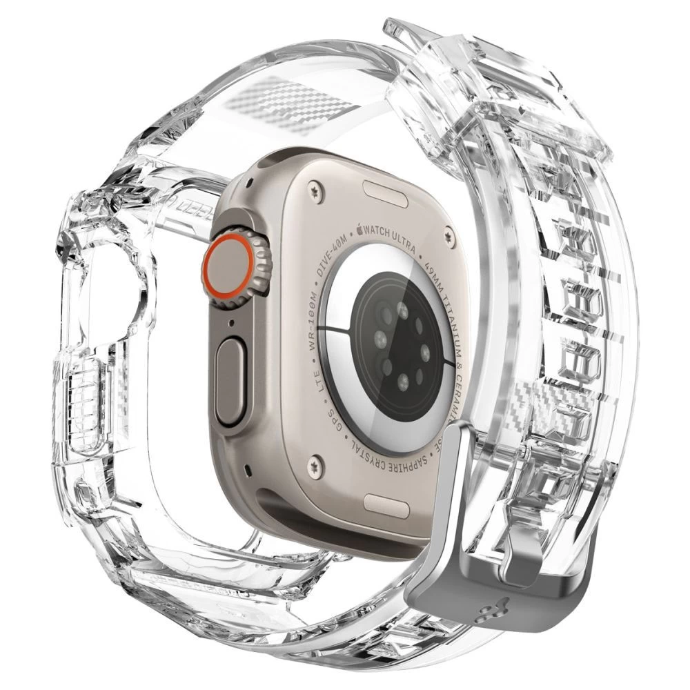 Apple Watch Ultra dirželis skaidrus SPIGEN RUGGED ARMOR ”PRO” (49mm)