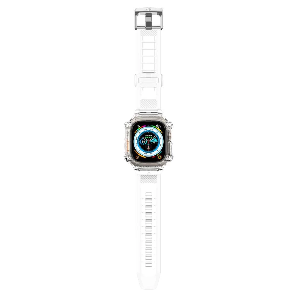 Apple Watch Ultra dirželis skaidrus SPIGEN RUGGED ARMOR ”PRO” (49mm)