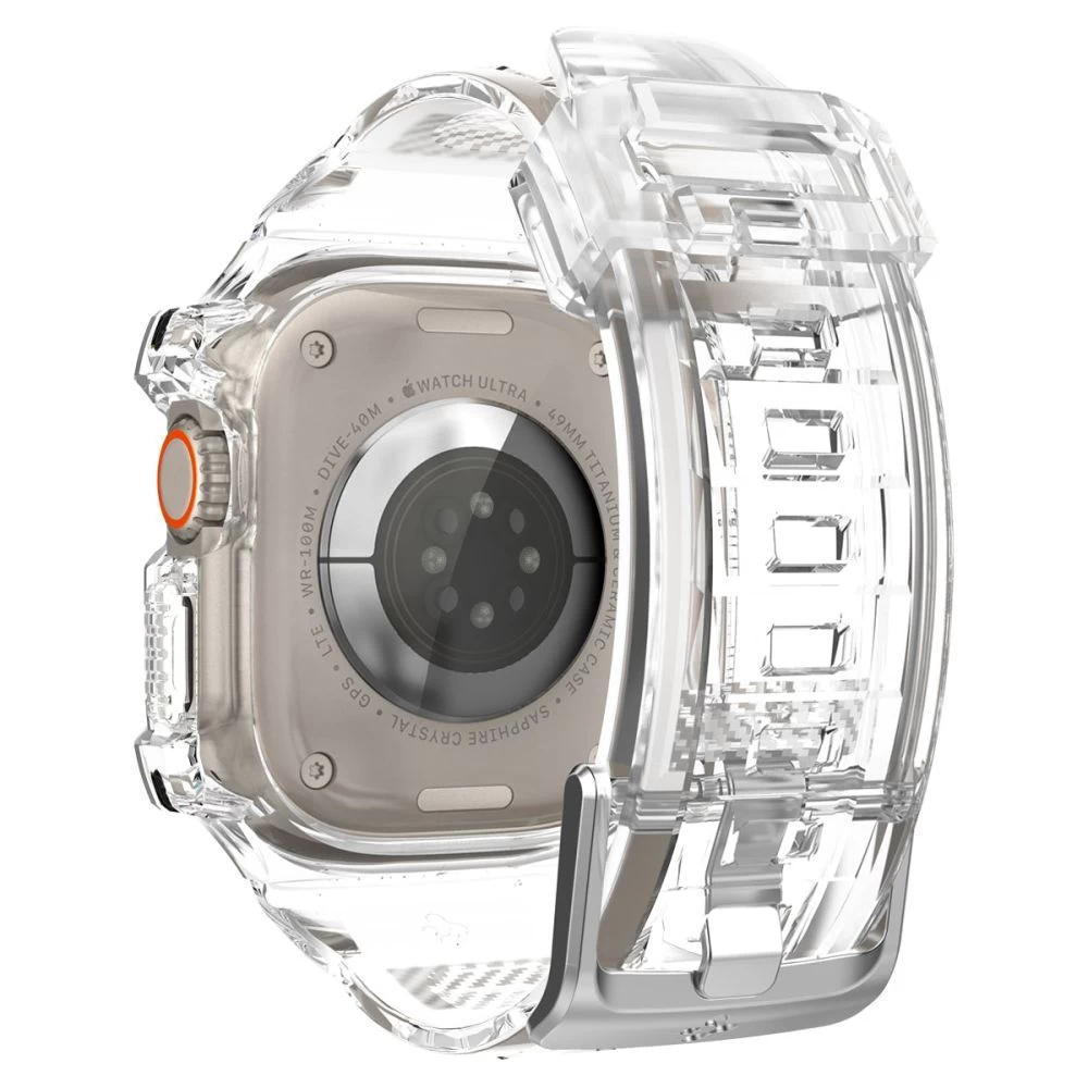 Apple Watch Ultra dirželis skaidrus SPIGEN RUGGED ARMOR ”PRO” (49mm)