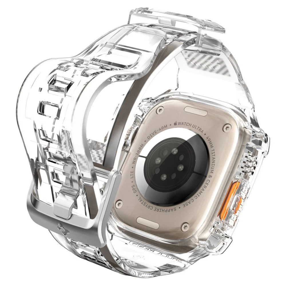 Apple Watch Ultra dirželis skaidrus SPIGEN RUGGED ARMOR ”PRO” (49mm)