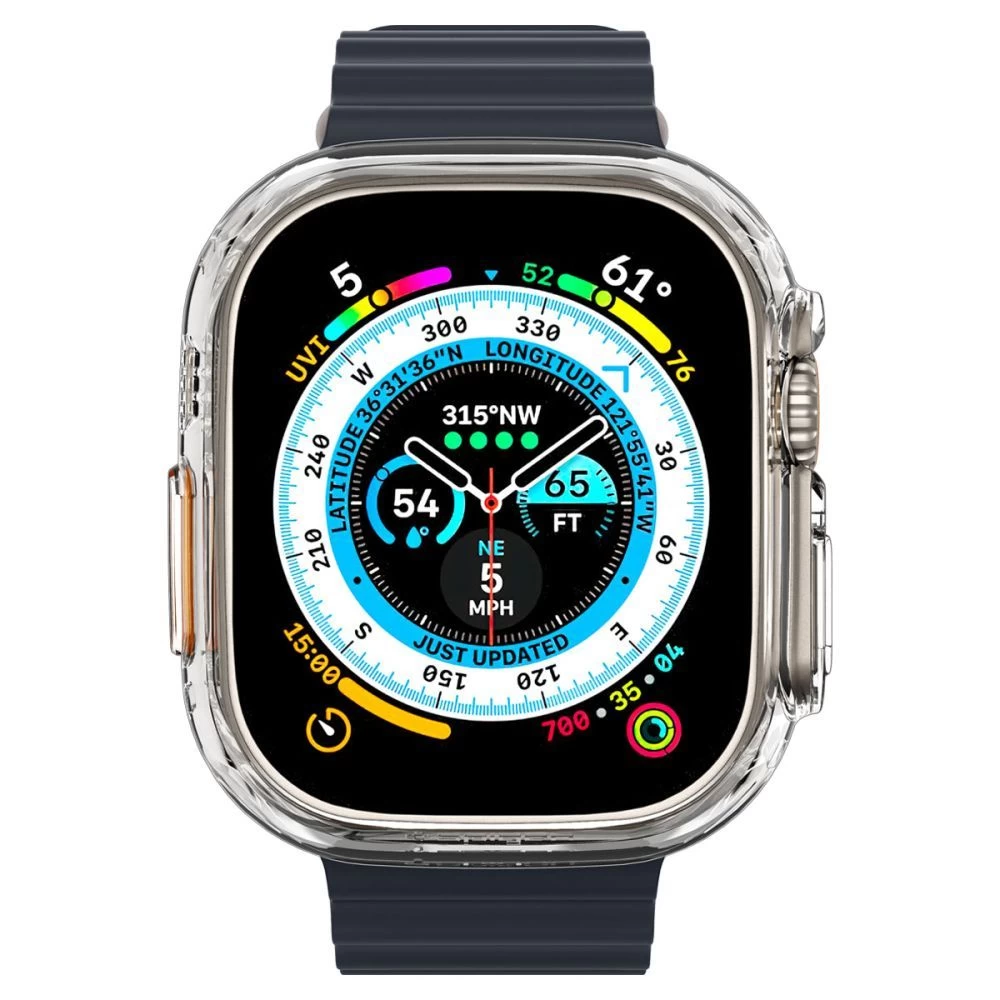 Apple Watch Ultra dėklas skaidrus SPIGEN THIN FIT (49mm)