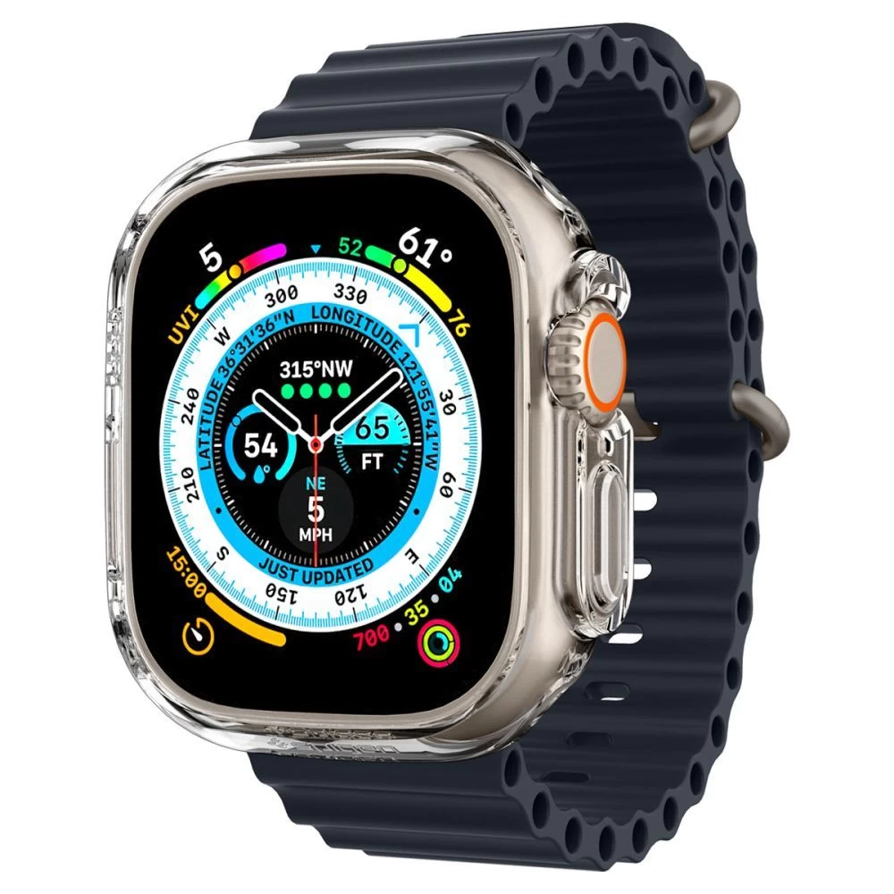 Apple Watch Ultra dėklas skaidrus SPIGEN THIN FIT (49mm)