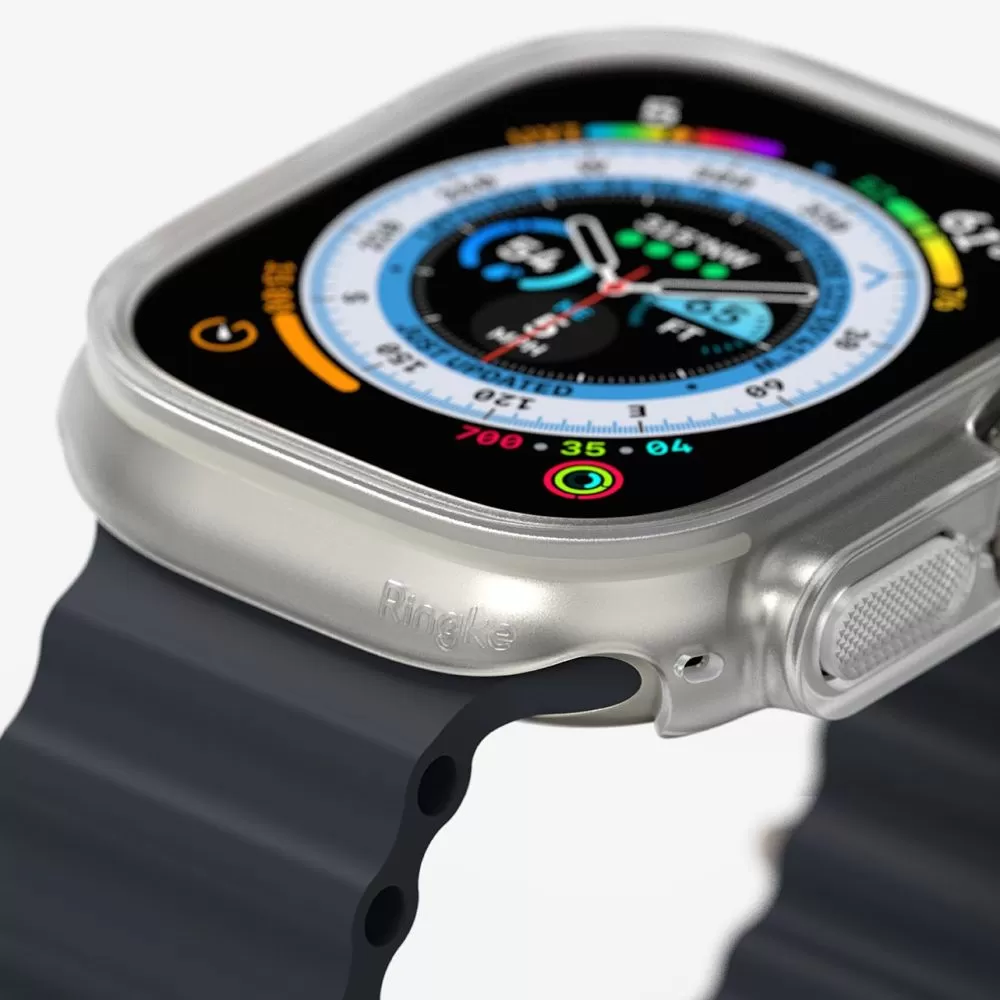 Apple Watch Ultra dėklas skaidrus RINGKE SLIM 2-PACK (49 MM)