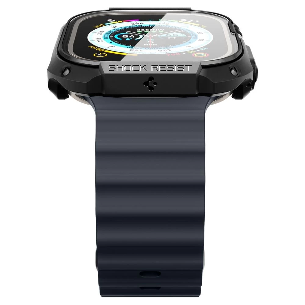 Apple Watch Ultra phone case black SPIGEN TOUGH ARMOR (49mm)