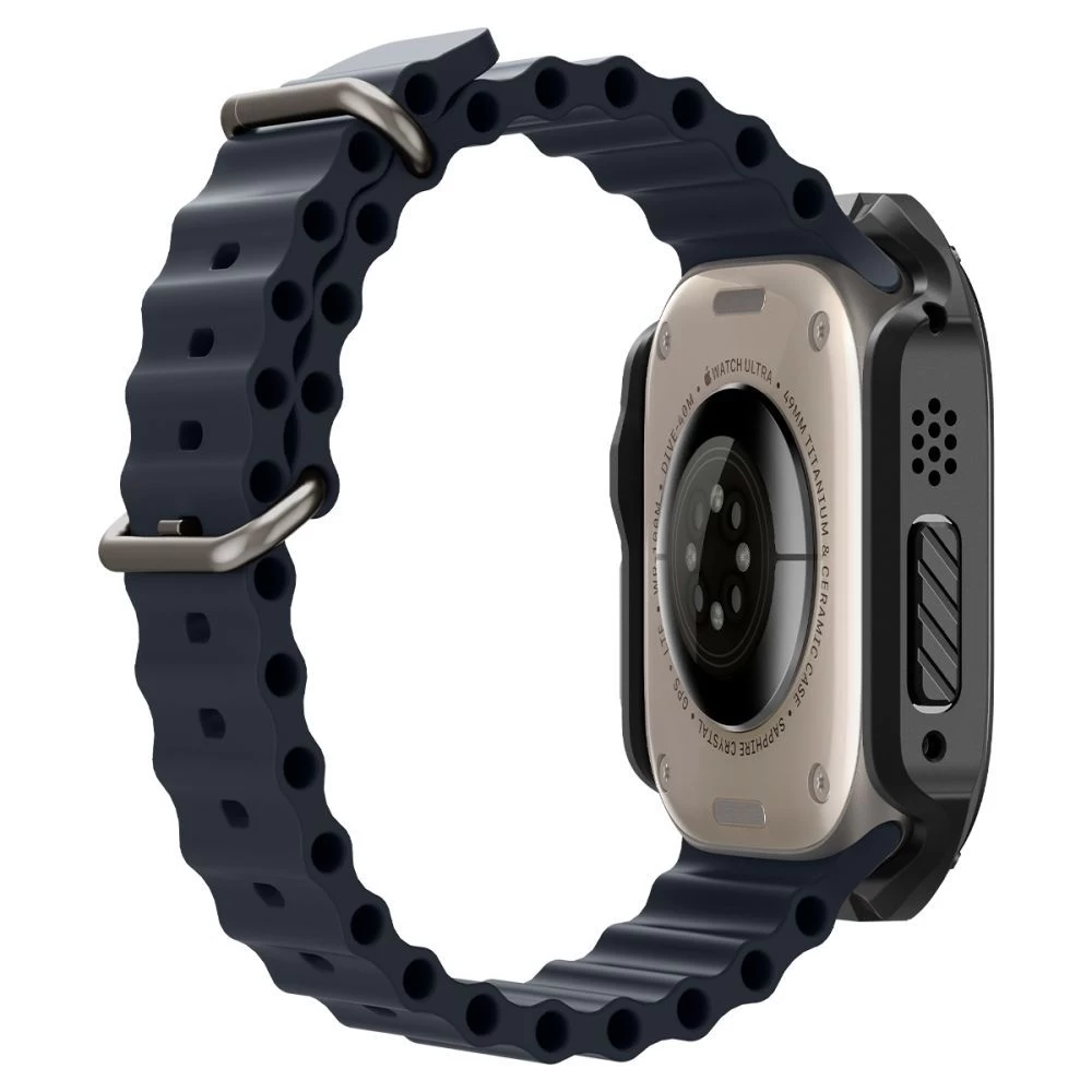 Apple Watch Ultra phone case black SPIGEN TOUGH ARMOR (49mm)