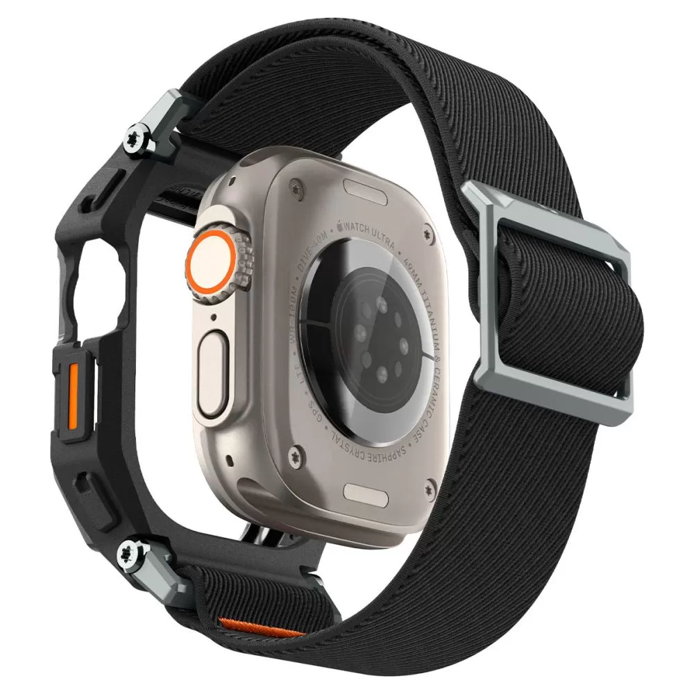 Apple Watch Ultra skal, fodral svart SPIGEN LITE FIT ”PRO” (49 MM)