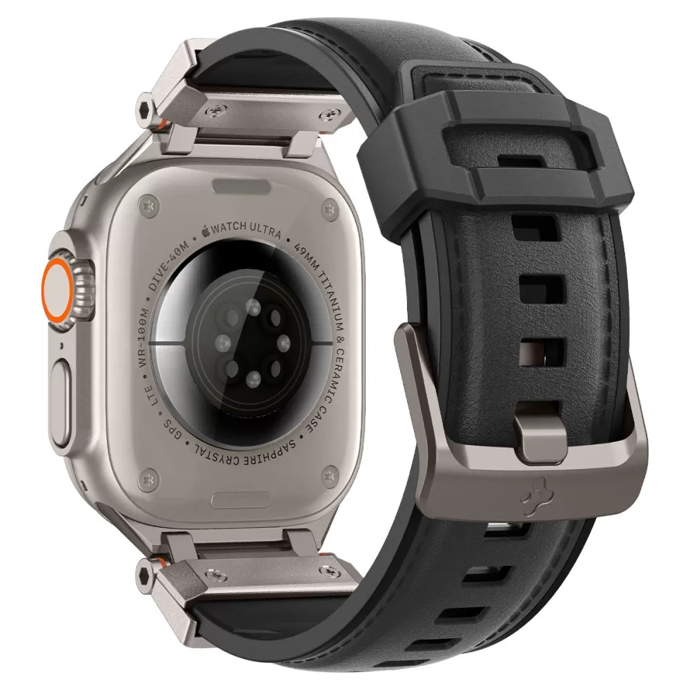 Apple Watch Ultra dirželis Juoda SPIGEN DURAPRO ARMOR PU ULTRA (49 MM)