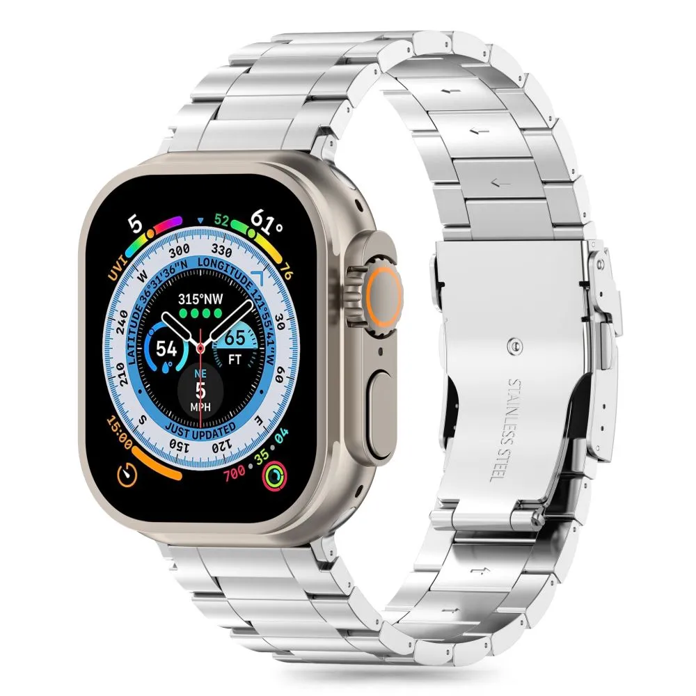 Apple Watch Ultra dirželis sidabrinis TECH-PROTECT STAINLESS PRO ULTRA (49 MM)