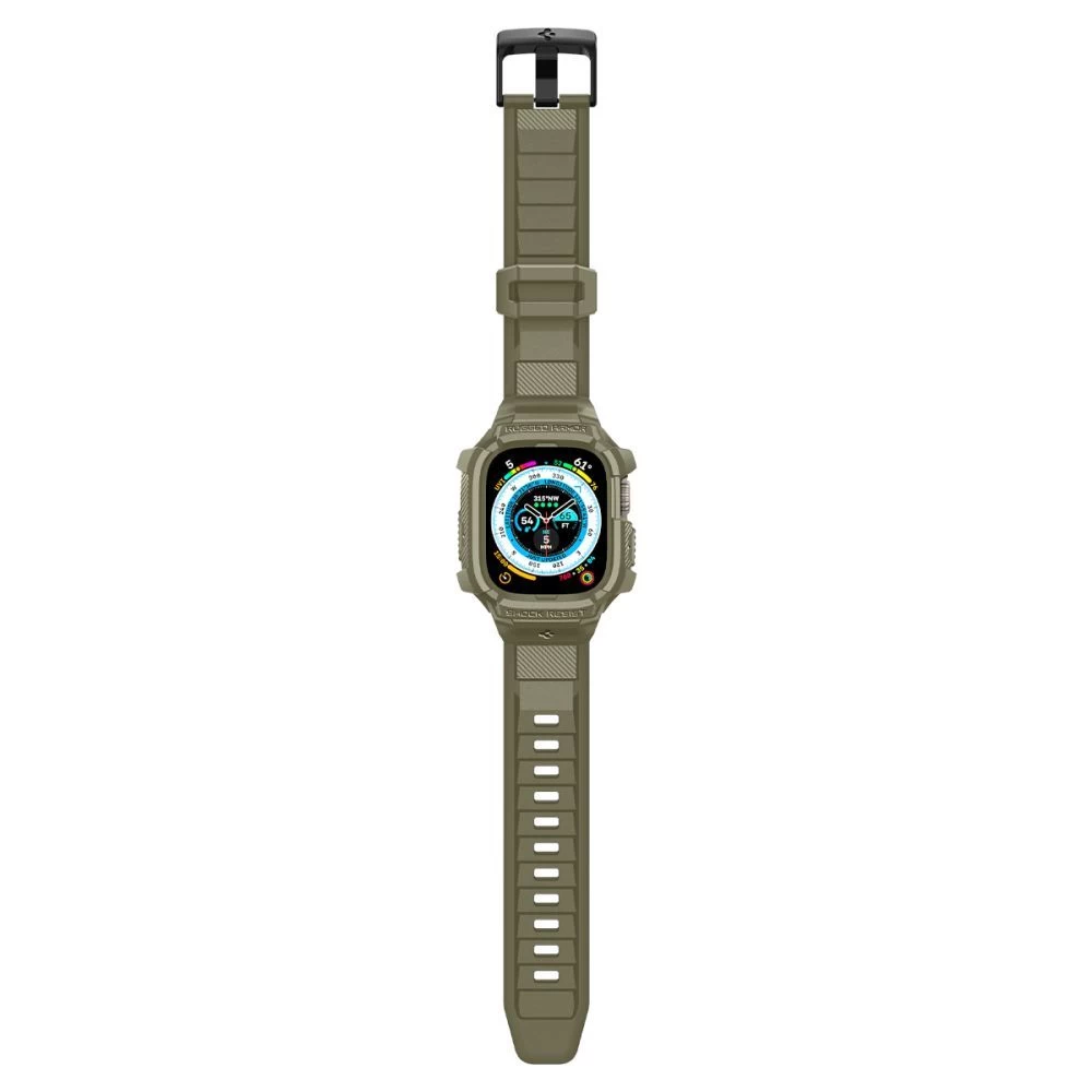 Apple Watch Ultra dirželis žalia SPIGEN RUGGED ARMOR ”PRO” (49 MM)