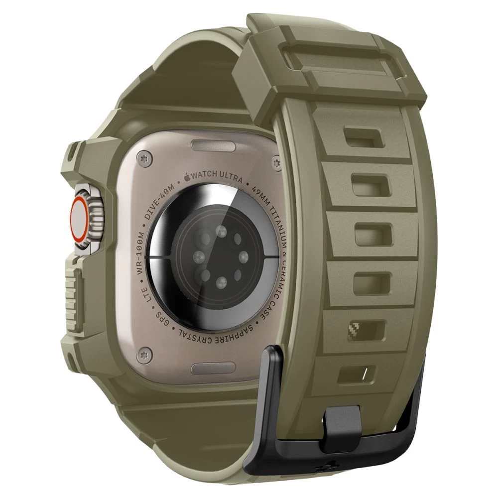 Apple Watch Ultra dirželis žalia SPIGEN RUGGED ARMOR ”PRO” (49 MM)