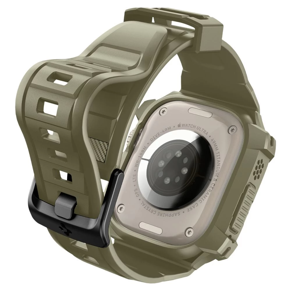 Apple Watch Ultra dirželis žalia SPIGEN RUGGED ARMOR ”PRO” (49 MM)