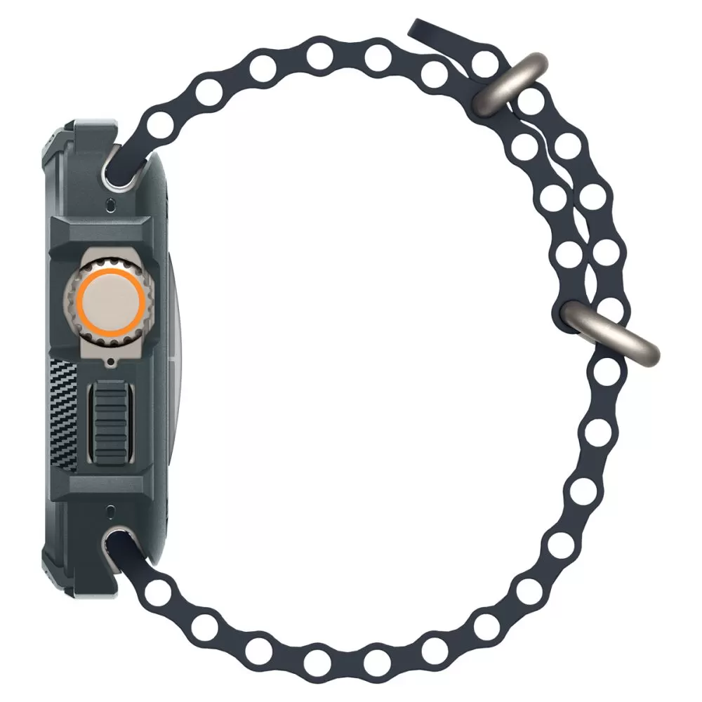 Apple Watch Ultra dėklas žalia SPIGEN RUGGED ARMOR (49 MM)