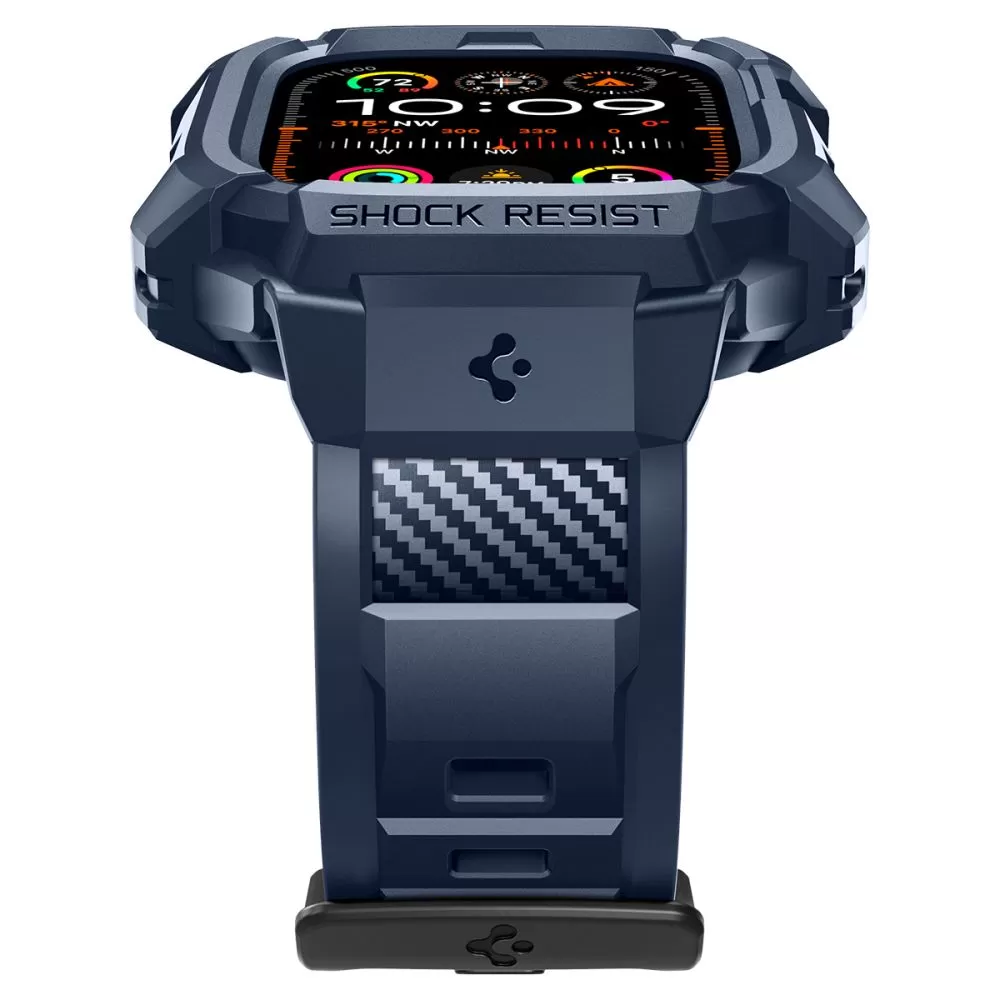 Apple Watch Ultra dirželis mėlyna SPIGEN RUGGED ARMOR ”PRO” (49 MM)