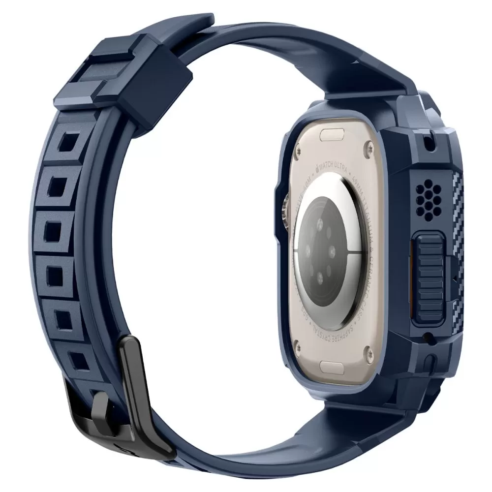 Apple Watch Ultra dirželis mėlyna SPIGEN RUGGED ARMOR ”PRO” (49 MM)