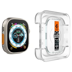 Apple Watch Ultra Tempered glass  SPIGEN GLAS.TR ”EZ FIT” 2-PACK (49mm)