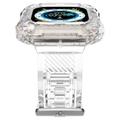 Apple Watch Ultra dirželis skaidrus SPIGEN RUGGED ARMOR ”PRO” (49mm)