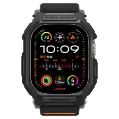 Apple Watch Ultra dirželis Juoda SPIGEN LITE FIT ”PRO” (49 MM)