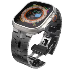 Apple Watch Ultra dirželis Juoda TECH-PROTECT STAINLESS LINE ULTRA (49 MM)