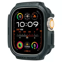 Apple Watch Ultra dėklas žalia SPIGEN RUGGED ARMOR (49 MM)