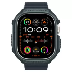 Apple Watch Ultra dėklas žalia SPIGEN RUGGED ARMOR (49 MM)