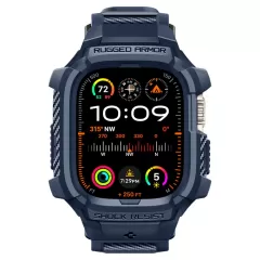 Apple Watch Ultra dirželis mėlyna SPIGEN RUGGED ARMOR ”PRO” (49 MM)