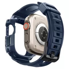 Apple Watch Ultra dirželis mėlyna SPIGEN RUGGED ARMOR ”PRO” (49 MM)
