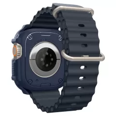 Apple Watch Ultra dėklas mėlyna SPIGEN RUGGED ARMOR (49 MM)