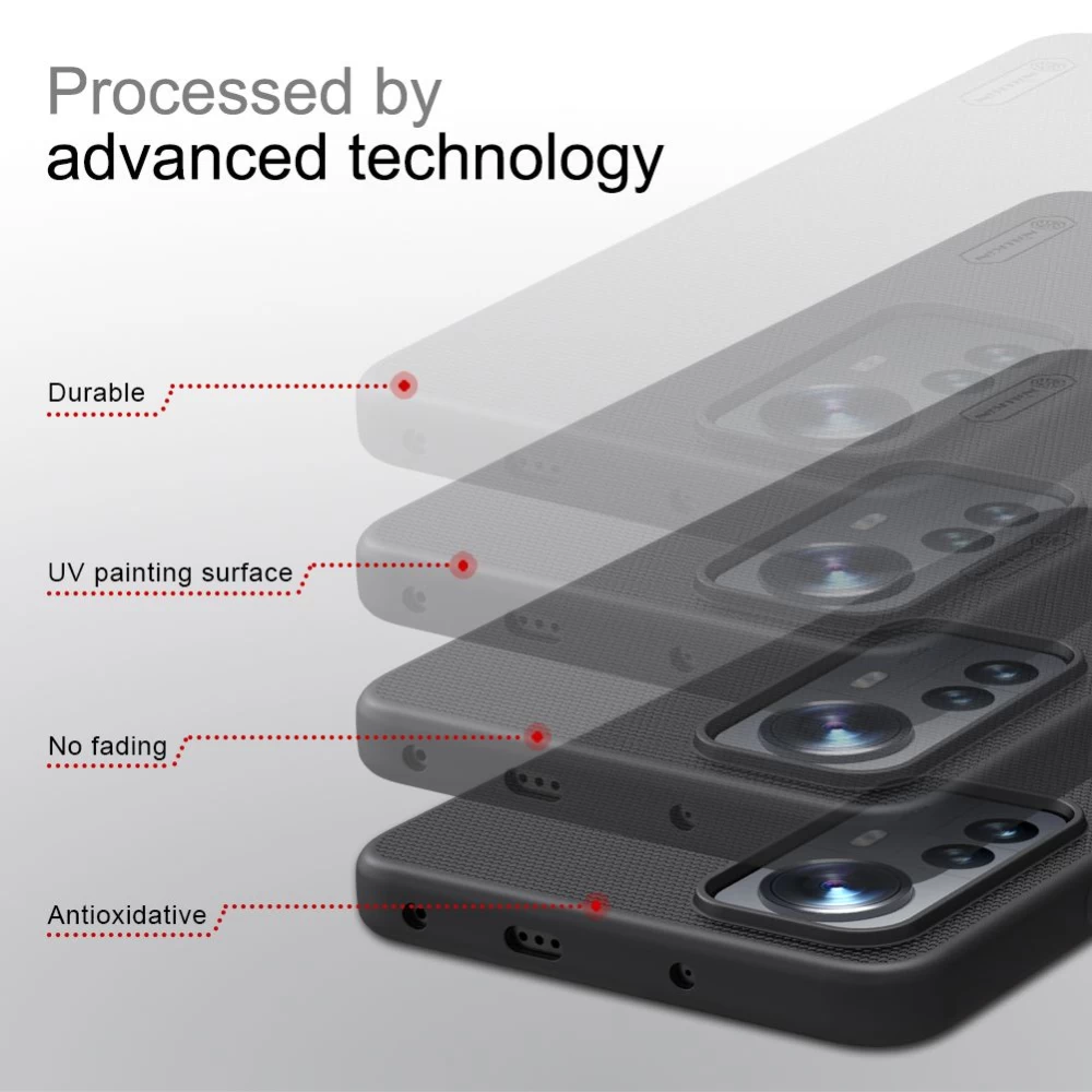 Xiaomi 12 Lite 5G dėklas  Nillkin Super Frosted Shield