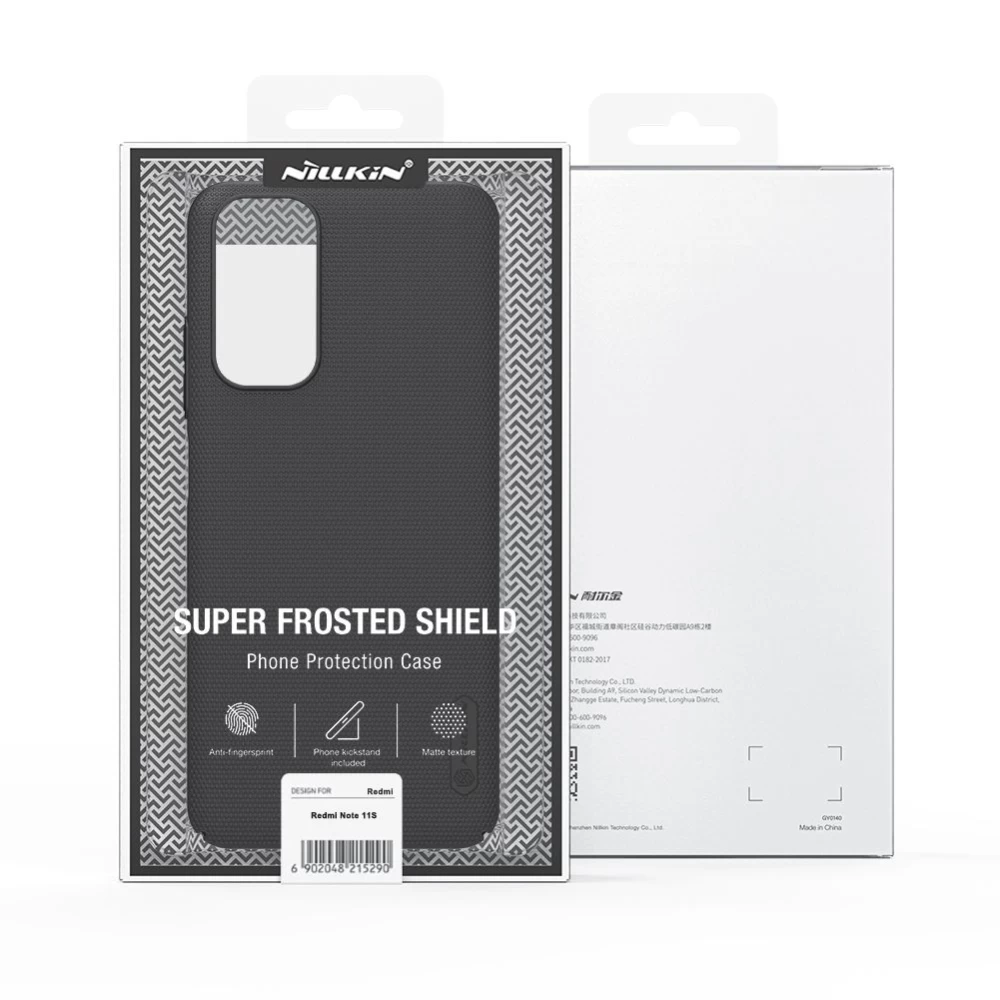 Xiaomi RedMi Note 11S чехол белый Nillkin Super Frosted Shield