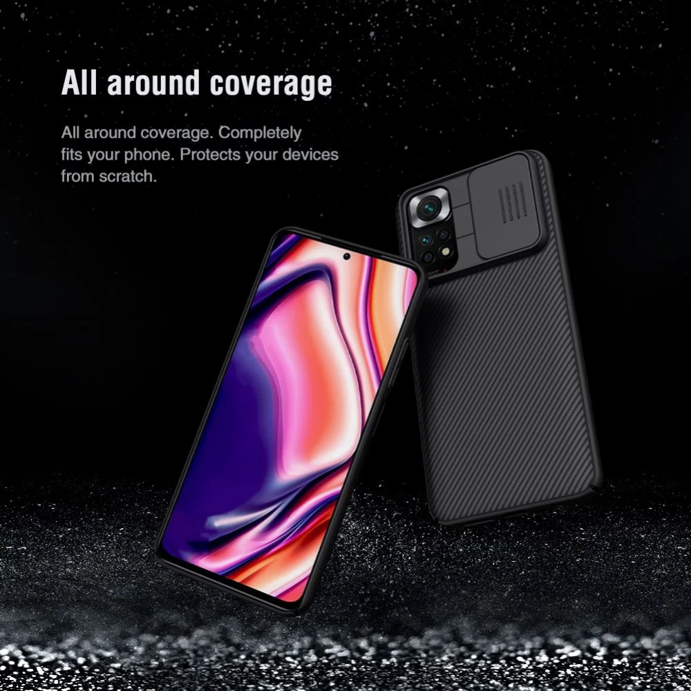 Xiaomi RedMi Note 11S чехол черный Nillkin CamShield