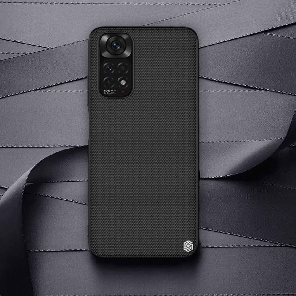Xiaomi RedMi Note 11S чехол черный Nillkin Textured