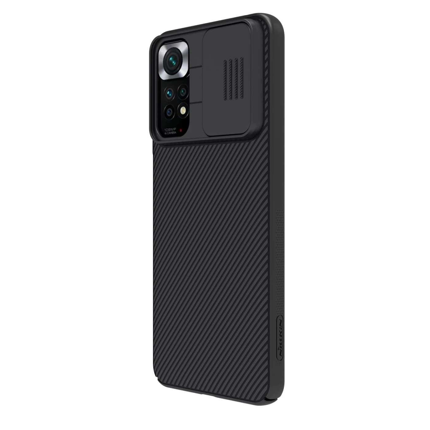 Xiaomi RedMi Note 11S чехол черный Nillkin CamShield