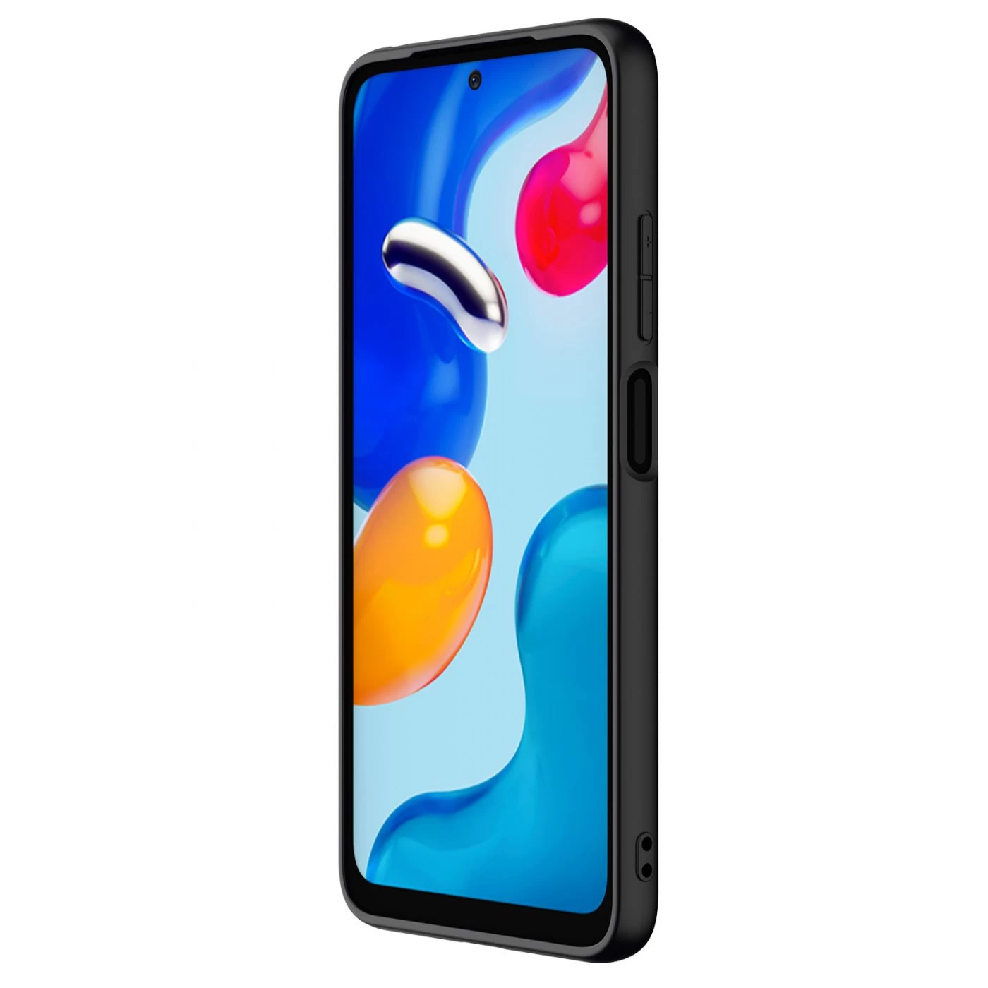 Xiaomi RedMi Note 11S чехол черный Nillkin Textured