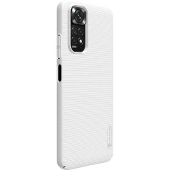 Xiaomi RedMi Note 11S чехол белый Nillkin Super Frosted Shield