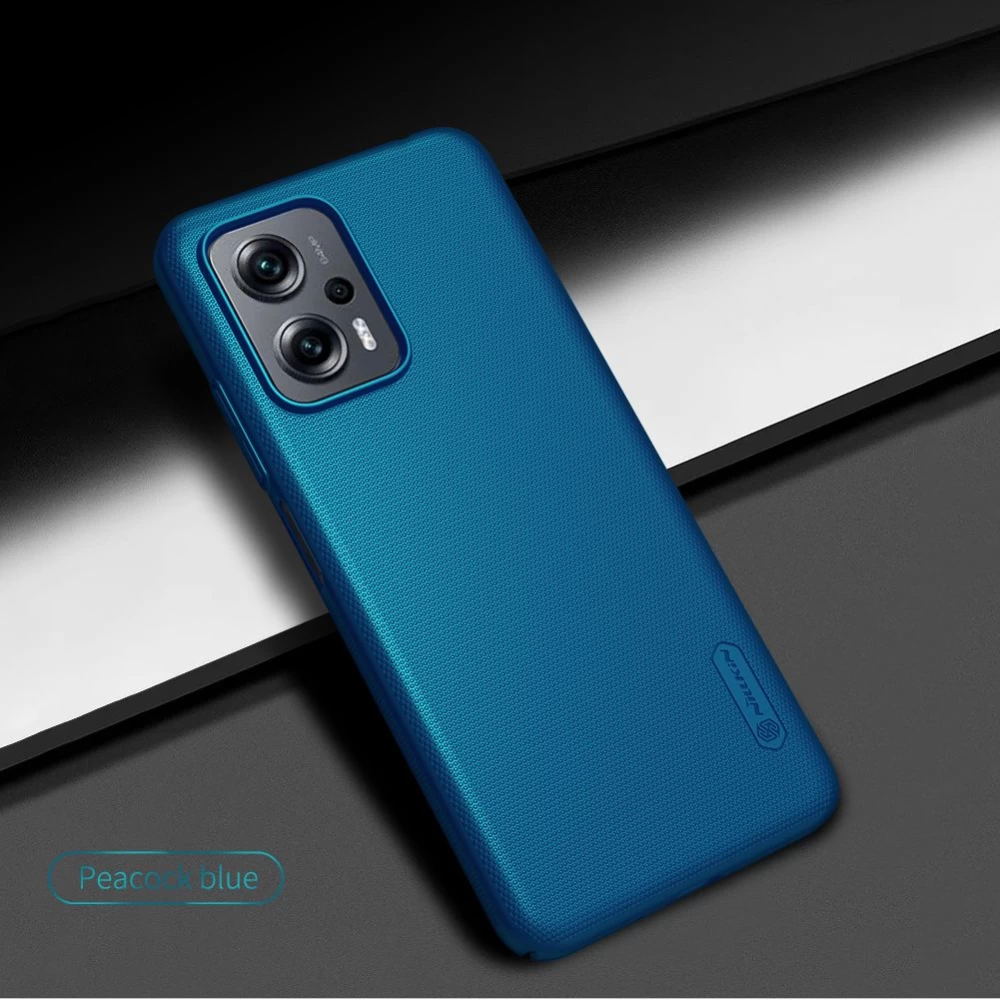 Xiaomi RedMi Note 11T Pro case red Nillkin Super Frosted Shield Redmi