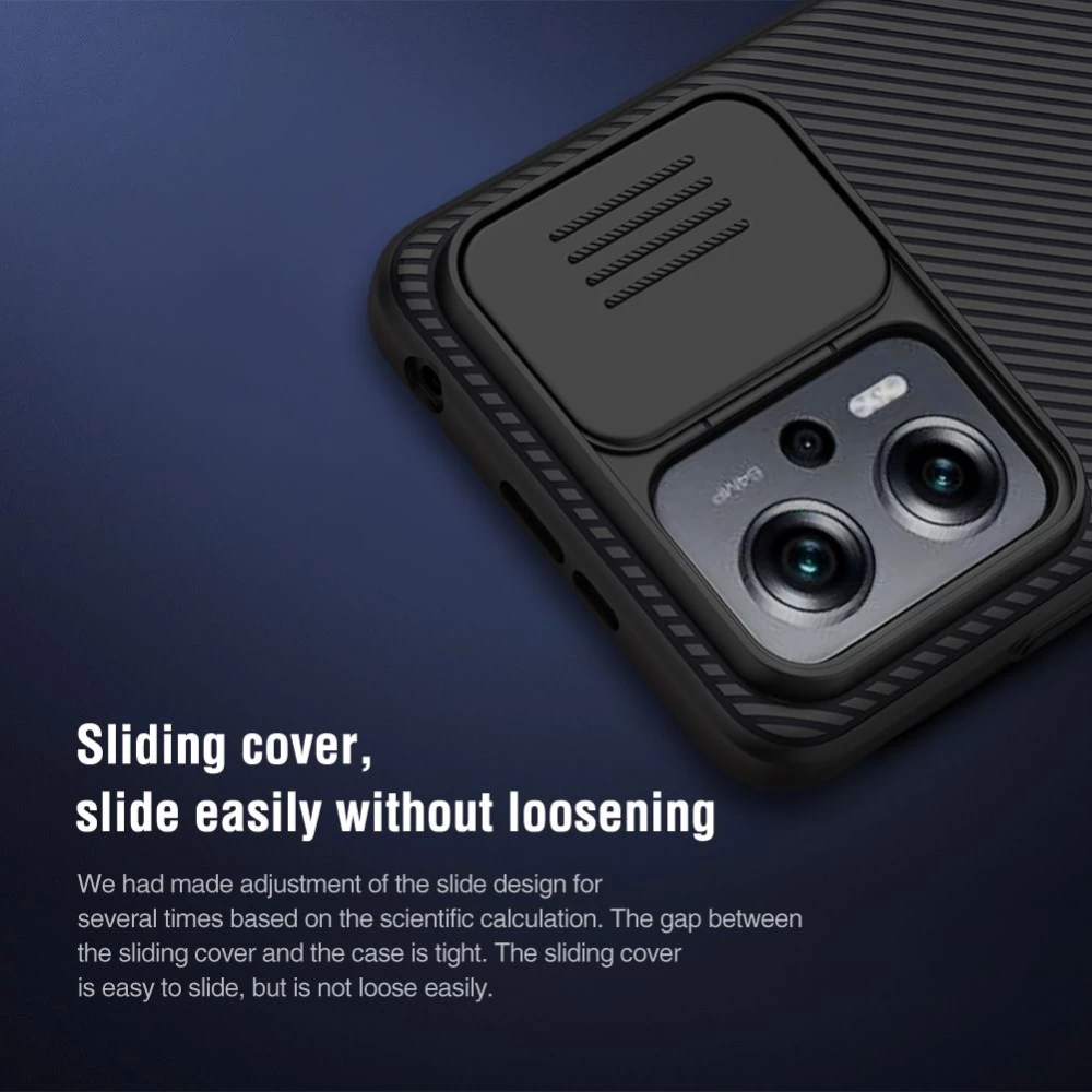 Xiaomi RedMi Note 11T Pro case blue Nillkin CamShield Redmi