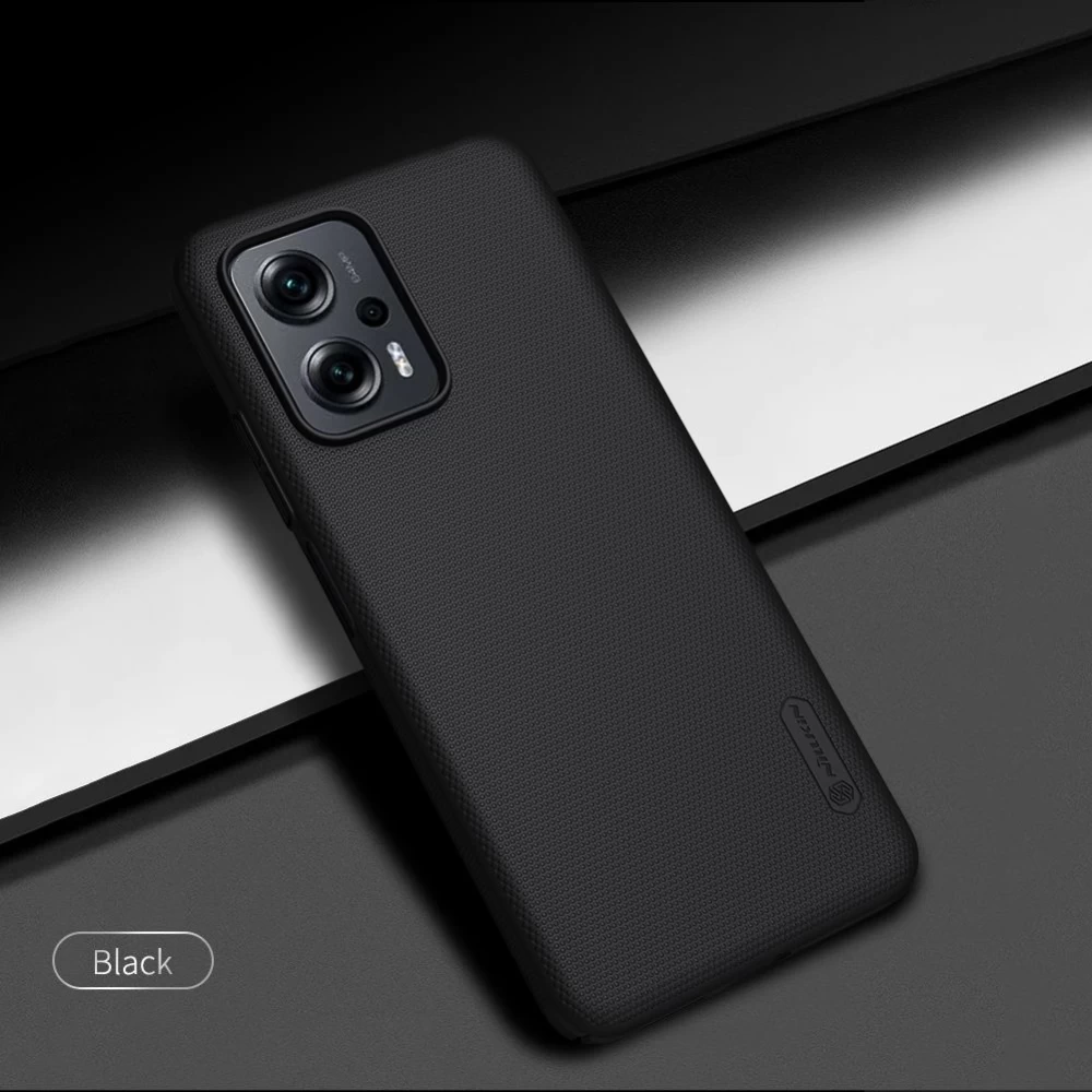 Xiaomi RedMi Note 11T Pro+ 5G case red Nillkin Super Frosted Shield Redmi