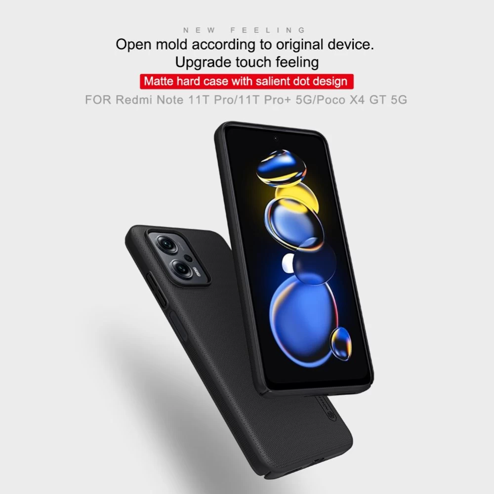 Xiaomi Poco X4 GT 5G ümbris punane Nillkin Super Frosted Shield