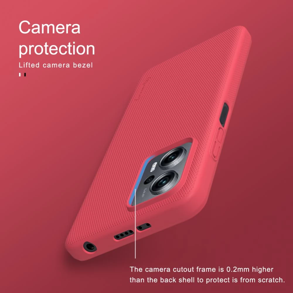 Xiaomi Poco X4 GT 5G ümbris punane Nillkin Super Frosted Shield